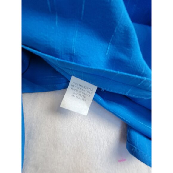 Caroline Rose Womens Size 3X Blue Button-Front Blazer Jacket casual Lightweight - Picture 4 of 7